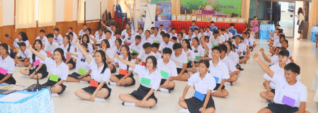 กิจกรรมค่ายปรับพื้นฐานนักเรียนใหม่ ห่างไกลยาเสพติด ประจำปี 2568